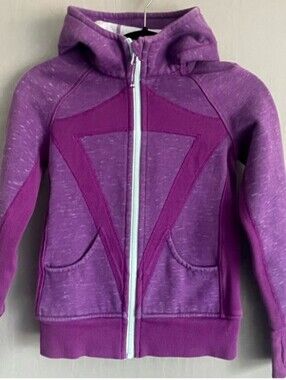 Ivivva Cozy Purple Hooded Scuba Sweatshirt. Sz 10. HP!